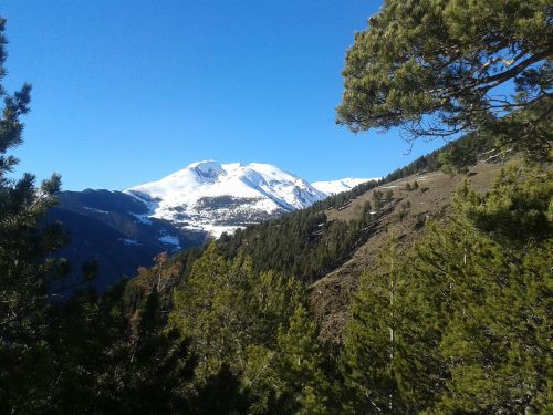 Andorra,  Kalnas,  Sniegas,  Gamta
