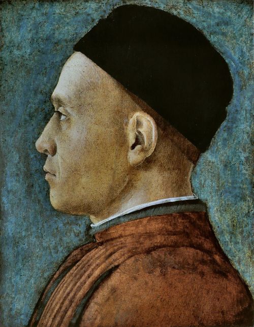 Andrea Mantegna, Portretas Dhomme, Vyras, Dažymas, Istorinis, Muziejus, Portretas, Meno Kūriniai, Drobė