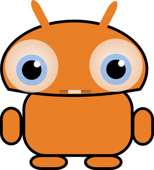 Android, Mielas, Robotas, Lipdukai, Nemokama Vektorinė Grafika