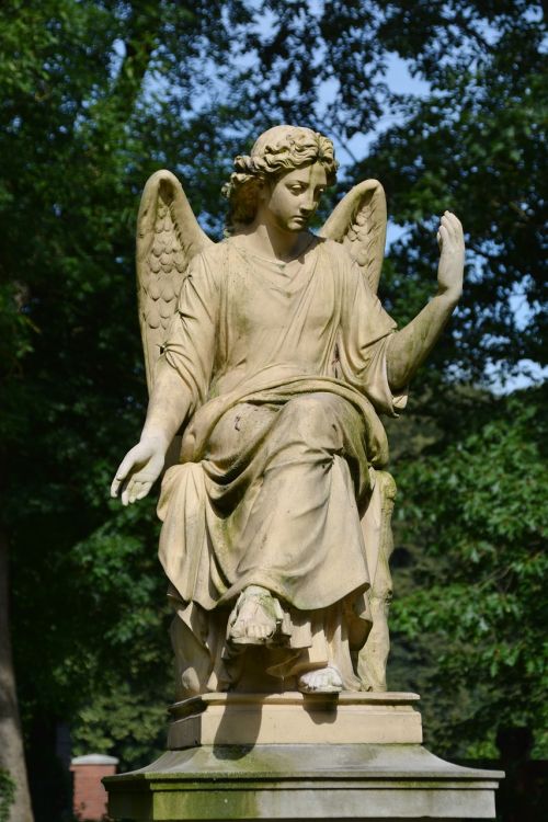 Angelas, Figūra, Skulptūra, Veidas, Statula, Viltis