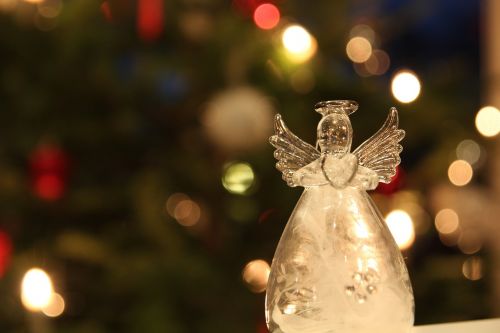 Angelas, Kalėdos, Kalėdiniai Dekoracijos, Stiklo Ornamentas, Apdaila