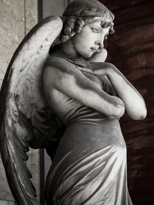 Angelas, Staglieno, Skulptūra, Genoa