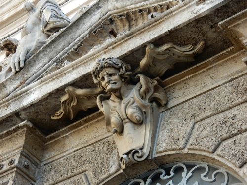Angelas, Negraži, Senas, Galva, Roma, Piazza De Quirinale, Skulptūra, Italy