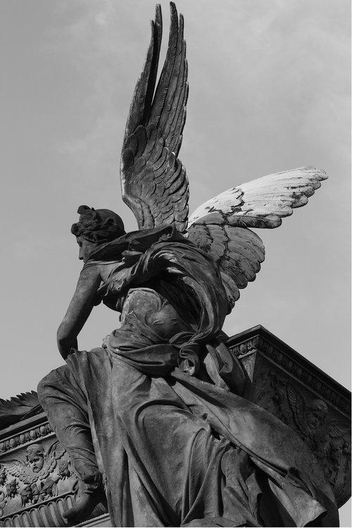 Angel,  Paslaptis,  Kapas,  Kapinės,  Menas,  Skulptūra,  Statula,  Sparnai,  Gotika
