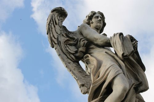 Angelas, Roma, Skulptūra, Santangelo Tiltas