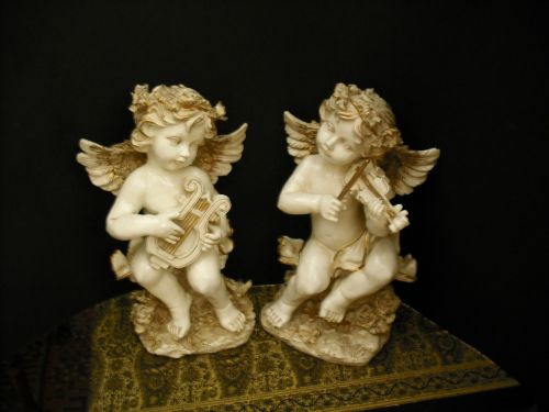 Angelas, Angelai, Statulėlės, Keramika