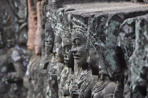 Angkor, Hinduizmas, Veidai, Šventyklos Kompleksas, Istorija, Skulptūra, Istoriškai, Šventykla, Khmer, Asija, Kambodža, Unesco Pasaulio Paveldas