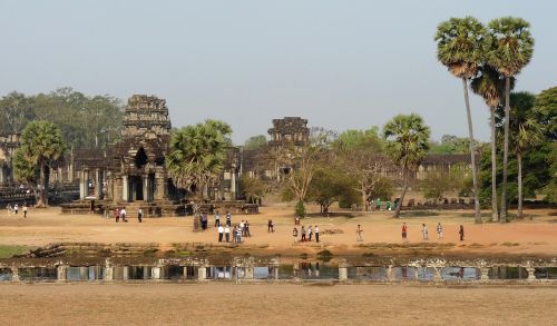 Angkor, Šventykla, Kambodža, Wat, Siem, Pjauti, Hindu, Budistinis, Religija, Buda, Egzotiškas, Akmenys, Senas, Apmąstymai, Archeologija, Lara, Krosnys, Kapas, Raider, Palmės, Statulos