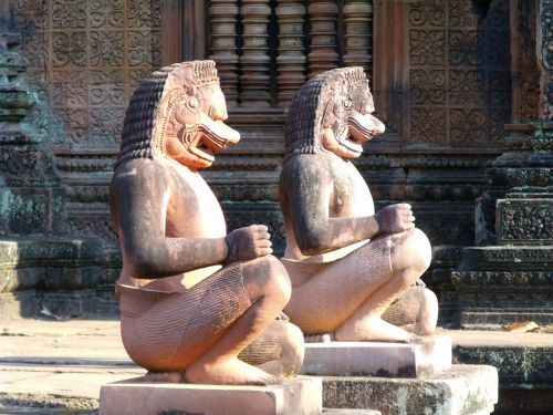 Angkor Wat, Skulptūra, Istorija, Kambodža, Asija, Šventykla, Religija, Unesco