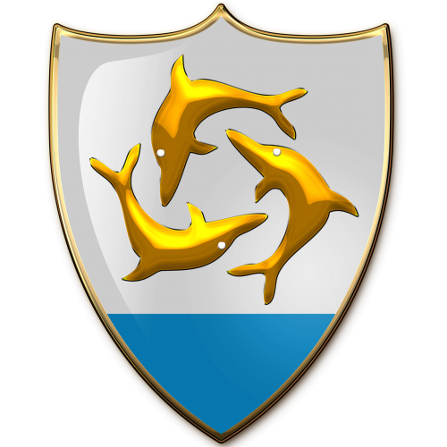 Anguilla, Herbas, Heraldika, Emblema