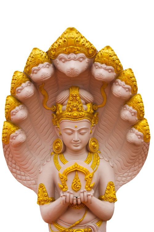 Idolas, Phaya Nak, Balta Nuotrauka, Dievas, Indija, Hindu