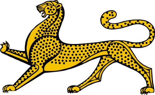 Gyvūnas, Katė, Leopardas, Žinduolis, Stilizuotas, Nemokama Vektorinė Grafika