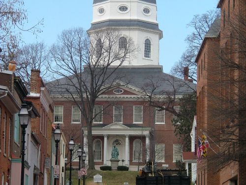 Gatvė,  Miestas,  Annapolis,  Maryland,  Pastatas,  Paminklas,  Istorinis,  Annapolis Maryland Capitol Building