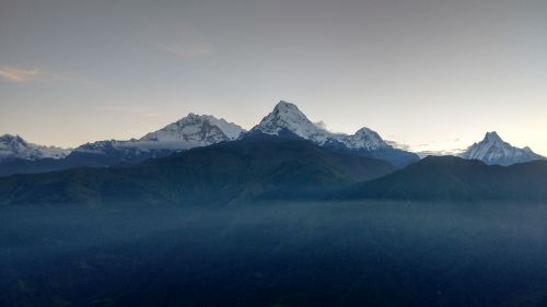 Annapurna, Diapazonas, Kraštovaizdis, Kalnas, Piko, Himalaja, Nepalas