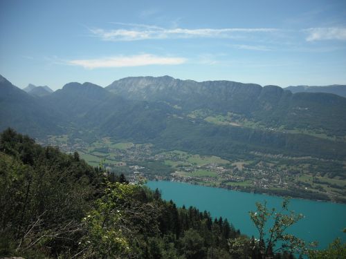 Annecy, Paragliding, Ežeras, Forclaz Pass