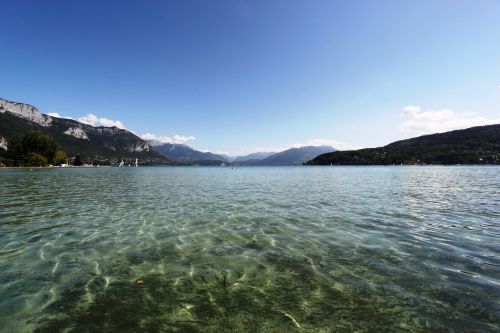 Annecy Ežeras, Vandens Kraštas, Gamta