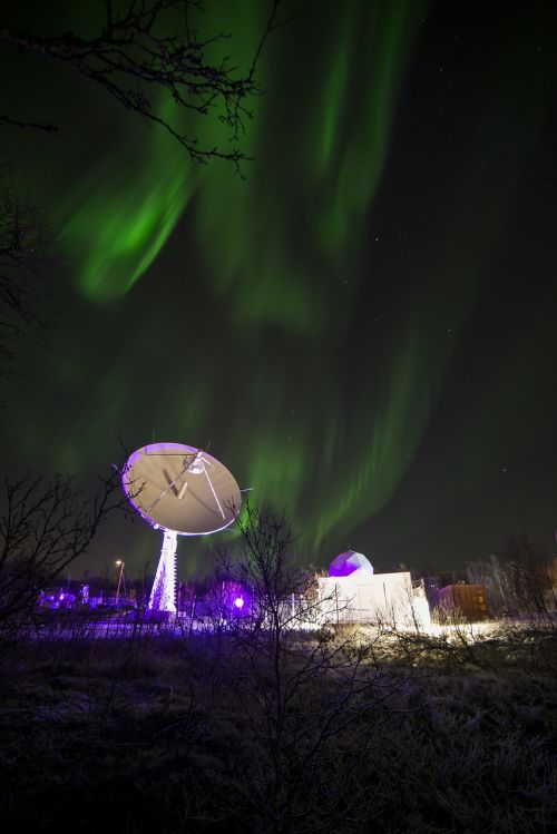 Antena, Auroraboralis, Naktis, Šiaurės Pašvaistė, Šviesa, Žiema, Norvegija, Aurora Polaris