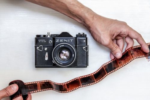 Senovinis, Fotoaparatas, Klasikinis, Filmas, Neigiamas, Vintage