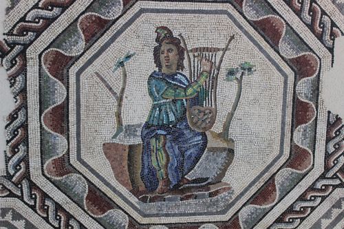 Senovinis, Mozaika, Roma, Vestige, Archeologija, St-Roman-En-Gal, Orpheus, Lyre