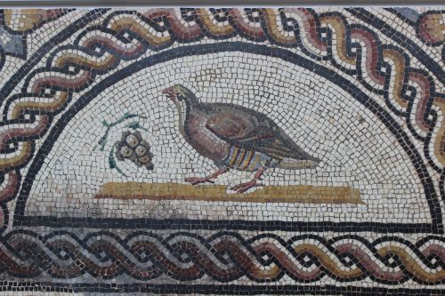 Senovinis, Mozaika, Roma, Vestige, Archeologija, St-Romain-En-Gal, Paukštis
