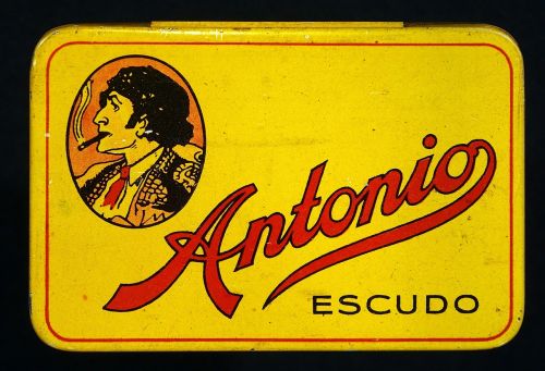 Antonio Escudo, Cigarai, Pakavimas, Produktas, Olandų, Tabakas, Dėžė, Senas, Retro