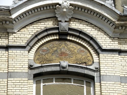 Antwerpen, Fasadas, Namas, Dekoruoti, Istorinis, Architektūra, Belgija, Paminklas