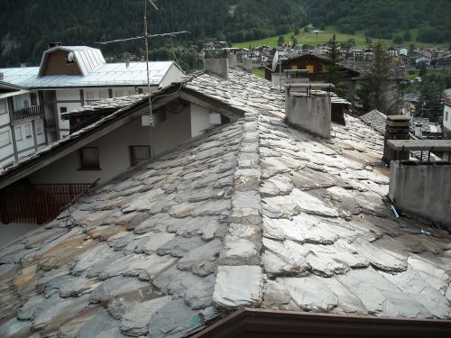 Aosta, Stogai, Plytelės
