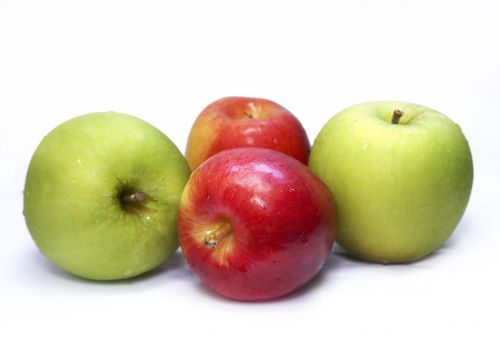 Obuoliai, Šviežias, Žalias, Raudona, Sveikata, Sveikas, Vaisiai, Saldus, Dieta