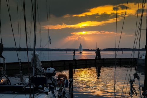 Maždaug, Schlei, Saulėlydis, Uostas