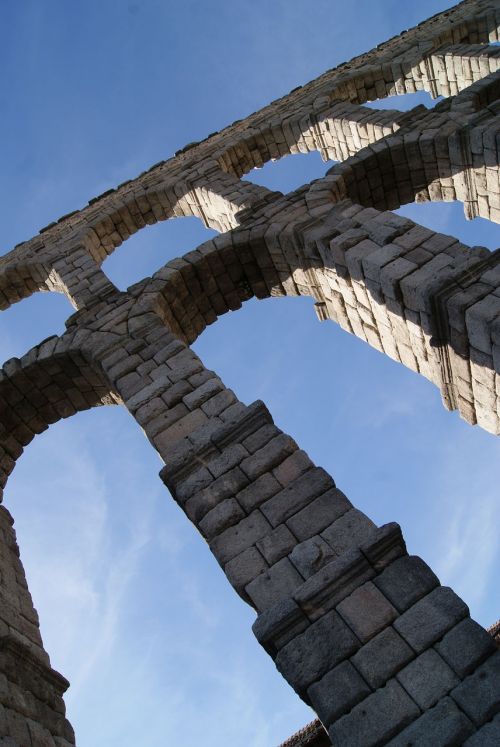 Akvedukas, Segovia, Ispanija, Architektūra, Paminklas, Romėnų