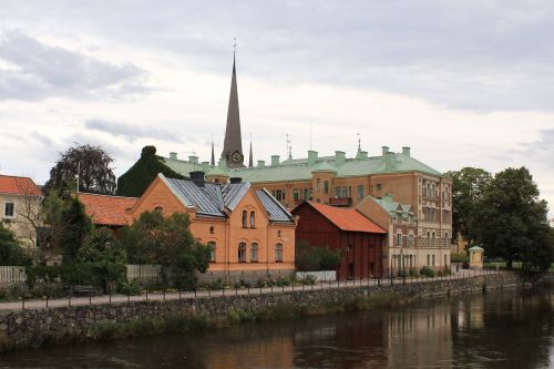 Arboga,  Kungsgården,  Švedija,  Architektūra,  Miestas,  Kranto,  Bažnyčia,  Pastatai,  Centras