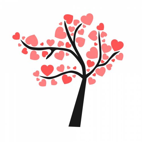 Medis,  Širdis,  Širdis,  Meilė,  Raudona,  Raudonos & Nbsp,  Širdys,  Rausvos & Nbsp,  Širdies,  Medžių Širdys