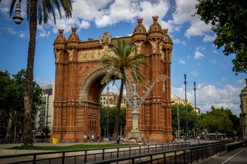 Lankas, Barcelona, Menas, Architektūra, Ispanija, Katalonija, Miestas, Etapas, Arc De Triomf