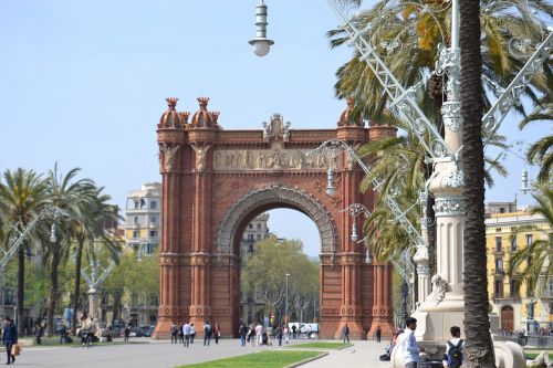 Arc De Triomf, Barcelona, Katalonija, Architektūra, Orientyras, Triumfas, Turizmas, Vartai