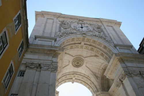 Arc Gatvė Augusta, Žemas, Lisbonas, Portugal