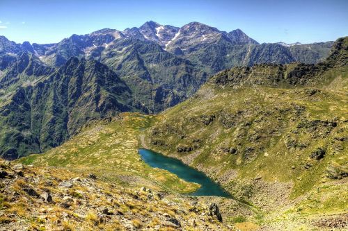 Arcalis, Andorra, Kalnai, Pirėnai, Kalninis Ežeras, Gamta, Kraštovaizdis, Kalnas