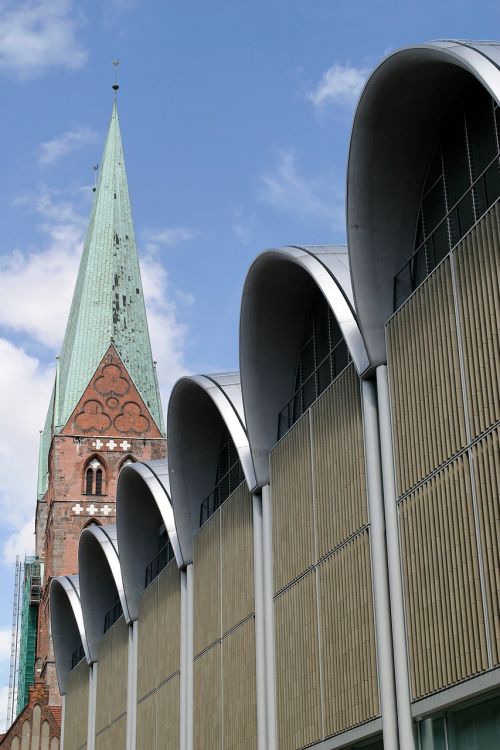 Architektūra, Lübeck, Ingenhoven, Pastatas, Pėsčiųjų Zona, Papuošalai, Lankytinos Vietos