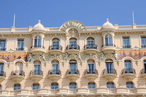 Architektūra, Fasadas, Pastatas, Viešbutis, Monaco, Hermitage