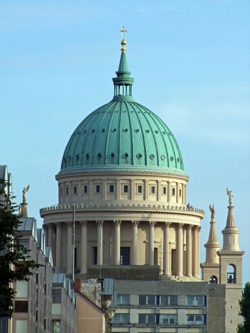 Architektūra, Pastatas, Nikolai Bažnyčia, Potsdamas, Religija, Kupolas