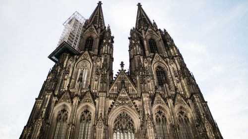 Architektūra, Pastatas, Katedra, Bažnyčia, Kelnas, Kelno Katedra, Fasadas, Vokietija, Gotika, Paminklas, Dangus, Turistų Atrakcijos