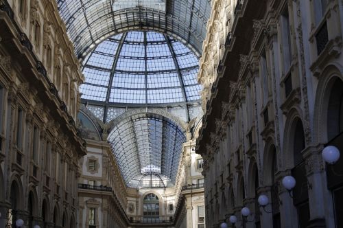 Architektūra, Milanas, Stogas, Šiuolaikiška, Apsipirkimas