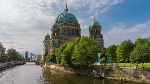 Architektūra, Upė, Bažnyčia, Miestas, Kelionė, Berlyno Katedra, Senas