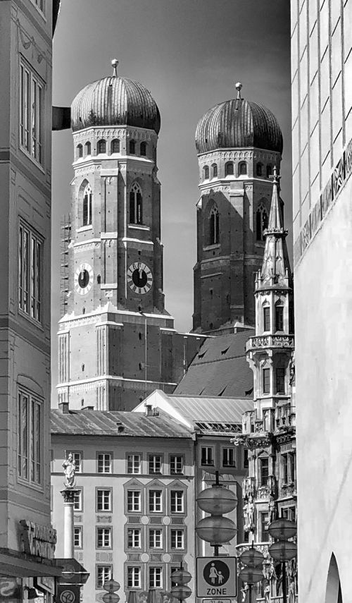 Architektūra,  Kelionė,  Pastatas,  Kelias,  Miestas,  Munich Miestas,  Frauenkirche,  Turizmas,  Be Honoraro Mokesčio