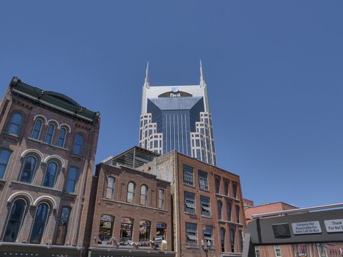 Architektūra,  Miestas,  Kelionė,  Dangus,  Statyba,  Batman Pastatas,  Esant T Pastato,  Nashville Tn