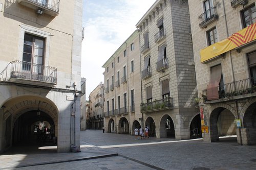 Architektūra,  Gatvė,  Miestas,  Lauke,  Kelionė,  Girona,  Gerona,  Katalonija