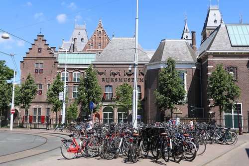 Architektūra,  Miestas,  Miestas,  Namas,  Statyba,  Miesto Zona,  Turizmas,  Amsterdamas,  Rijksmuseum,  Muziejai,  Nyderlandai