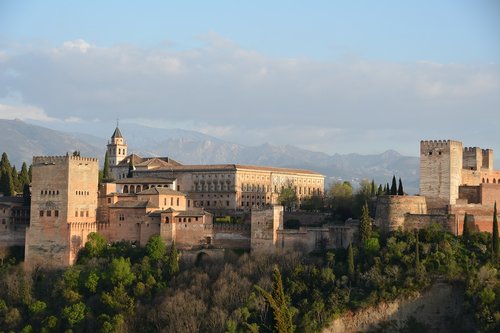 Architektūra,  Rūmai,  Panoraminis,  Kelionė,  Granata,  Alhambra