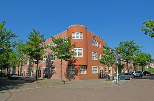 Architektūra,  Amsterdamas Mokyklos,  Stilius,  William Beukelstraat,  Watergraafsmeer
