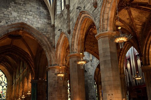 Architektūra,  Bažnyčia,  Katedra,  Arkos,  Škotija,  Edinburgas