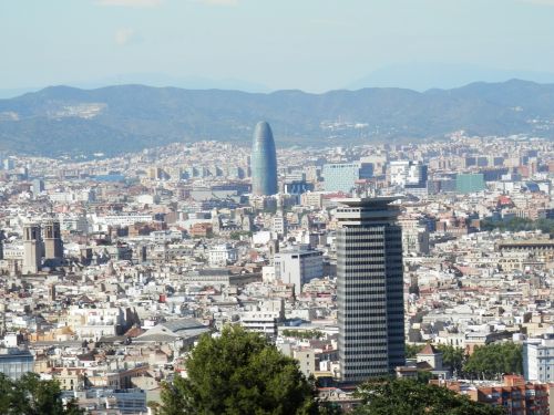 Architektūra, Pastatai, Miestas, Barcelona, Vaizdas, Miesto Panorama, Miesto Centras, Paminklai, Aukšti Namai